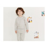 Cozy Brushed Sweatshirt, Grey - Sweatshirts - 3