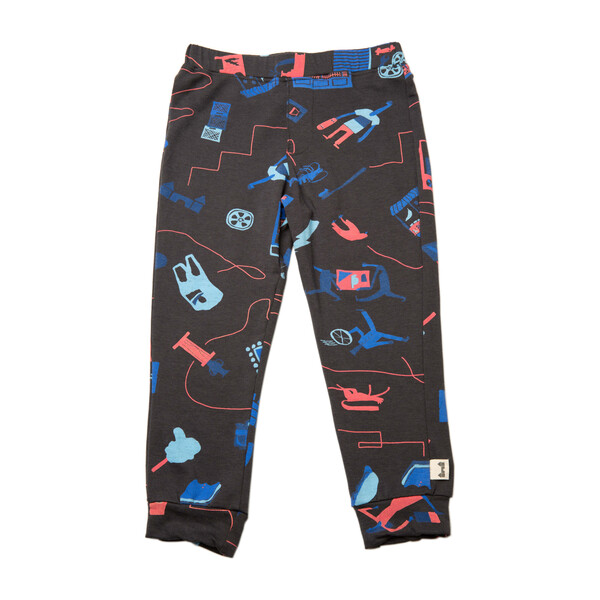 City Print Legging, Black