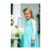 Corduroy Jumper, Blue & Green - Dresses - 3