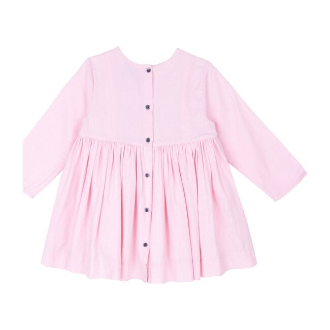 Camille Dress, Pretty in Pink Cotton Twill