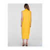 Column Dress, Lemon - Blouses - 3