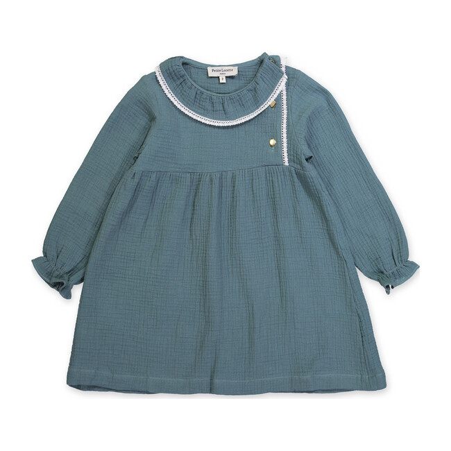 Bernadette Dress, Brittany Blue - Petite Lucette Dresses | Maisonette