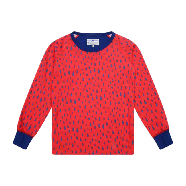 Base layer Top, Red and Navy - Tees - 1