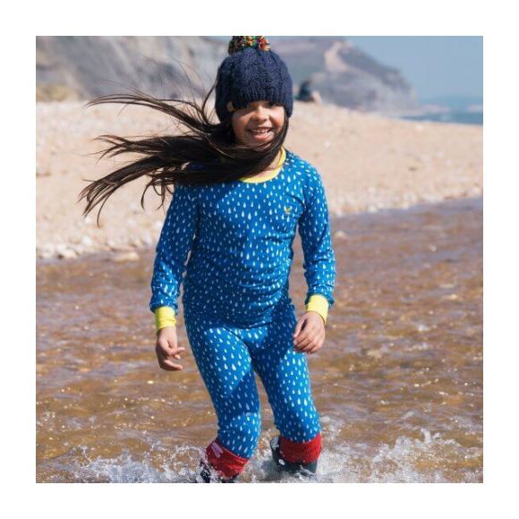 Base layer Bottoms, Blue and White - Pants - 2