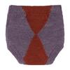 Baby Knitted Culotte Shorts Jacquard, Purple And Red - Shorts - 2