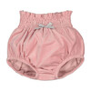 Velour Bow Bloomer, Pink - Bloomers - 1 - thumbnail