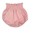 Velour Bow Bloomer, Pink - Bloomers - 2