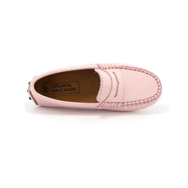 Penny Driver Mocassin in Smooth Leather, Pink - Atlanta Mocassin Shoes ...