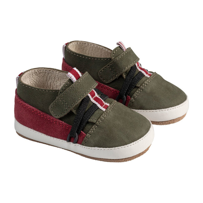Anthony First Kicks, Olive - Sneakers - 1