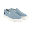 Slip-on with Fur Lining, Ski Blue Suede - Slip Ons - 2