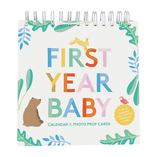 First Year Baby Calendar and Photo Prop Cards - Books - 1