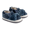 Bella's Bow Mini Shoez, Navy - Slip Ons - 1 - thumbnail