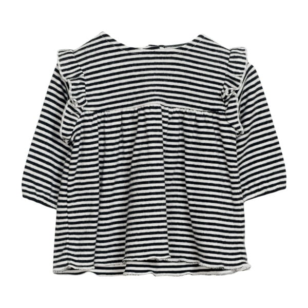 Striped Tunic, Black