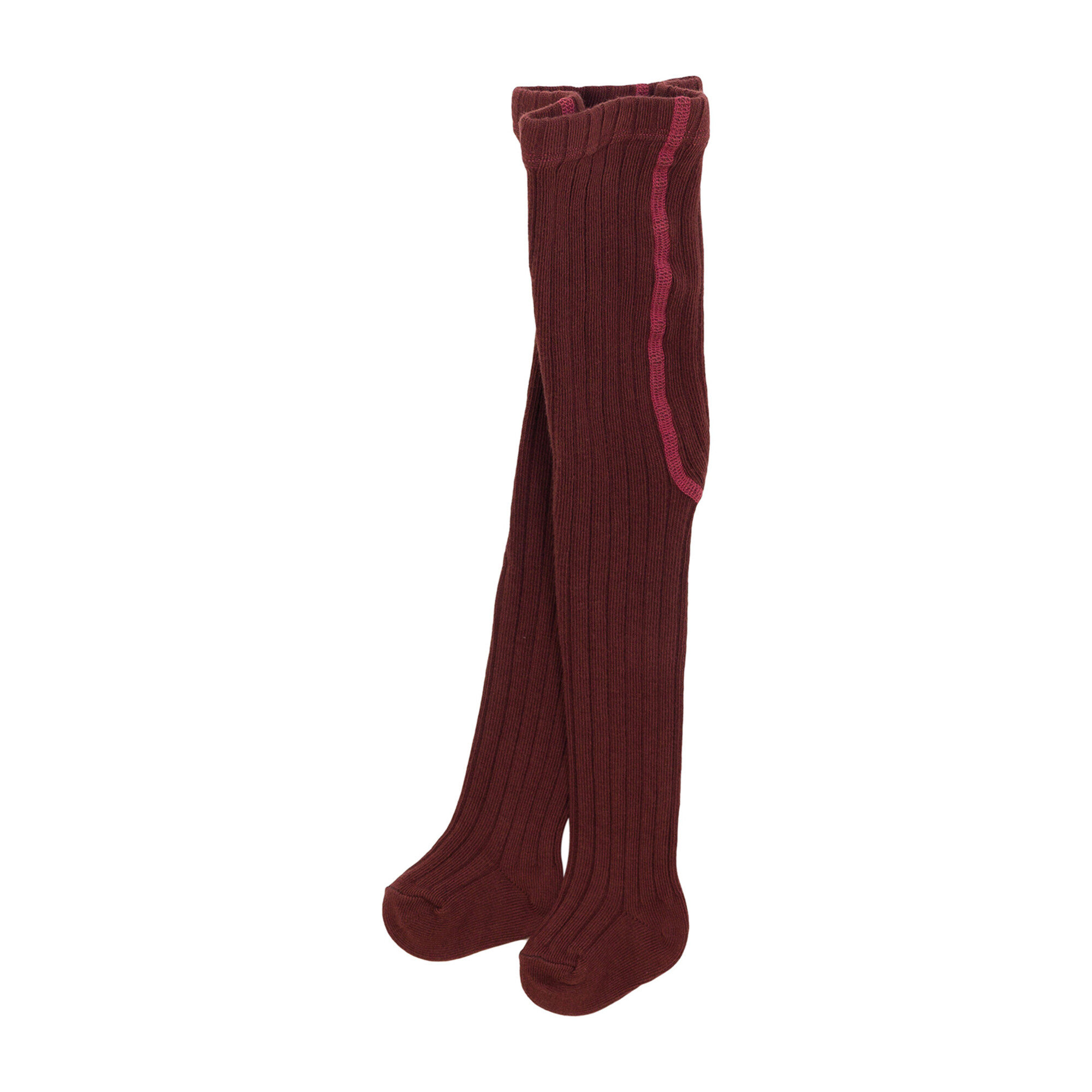maroon baby tights