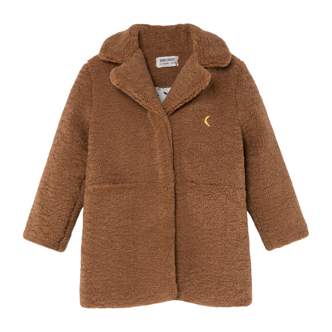 Mercury Sheepskin Jacket, Brown - Jackets - 1