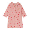*Organic* All Over Saturn Button Dress, Pink - Dresses - 1 - thumbnail