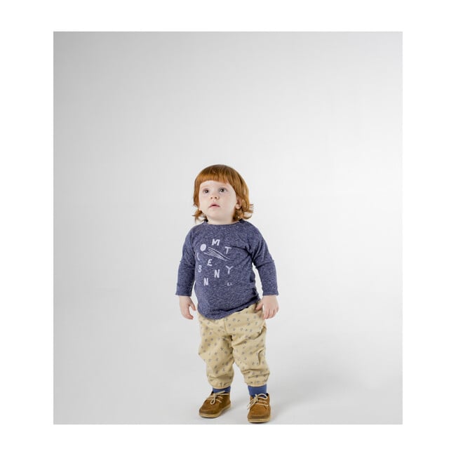 Baby Comet Benny Long Sleeve Tee, Grey - Tees - 2