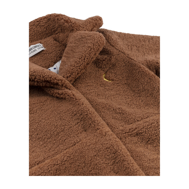 Mercury Sheepskin Jacket, Brown - Jackets - 3