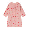 *Organic* All Over Saturn Button Dress, Pink - Dresses - 2
