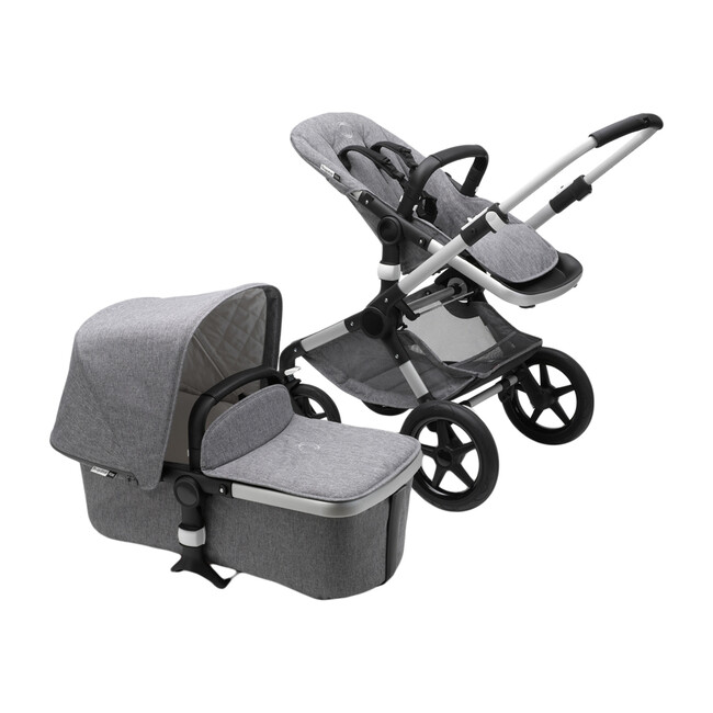 Bugaboo Fox Classic Complete, Aluminum Frame, Grey Melange - Single Strollers - 1