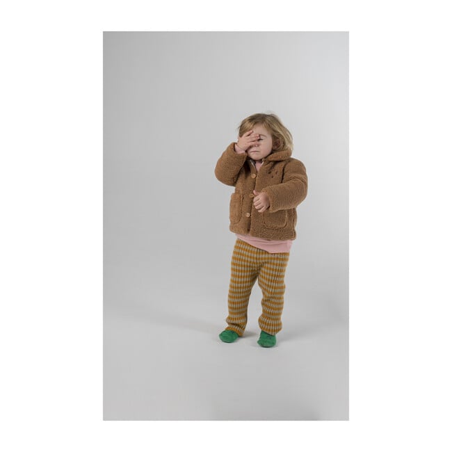 Baby Bobo Sheepskin Jacket, Brown - Jackets - 2