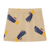 *Organic* Baby A Star Called Home Mini Skirt, Tan - Skirts - 1 - thumbnail