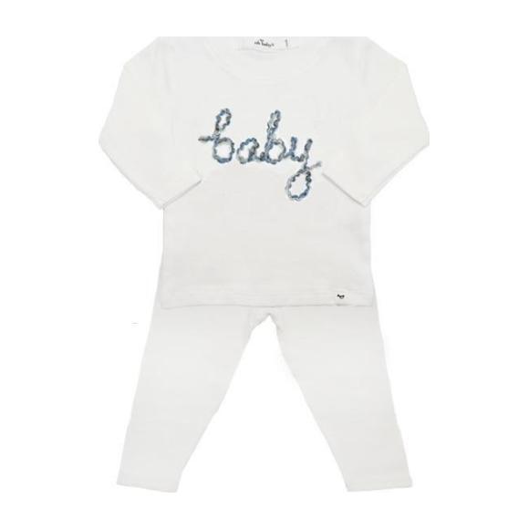 Baby Long Sleeve Two-Piece Set, Blue