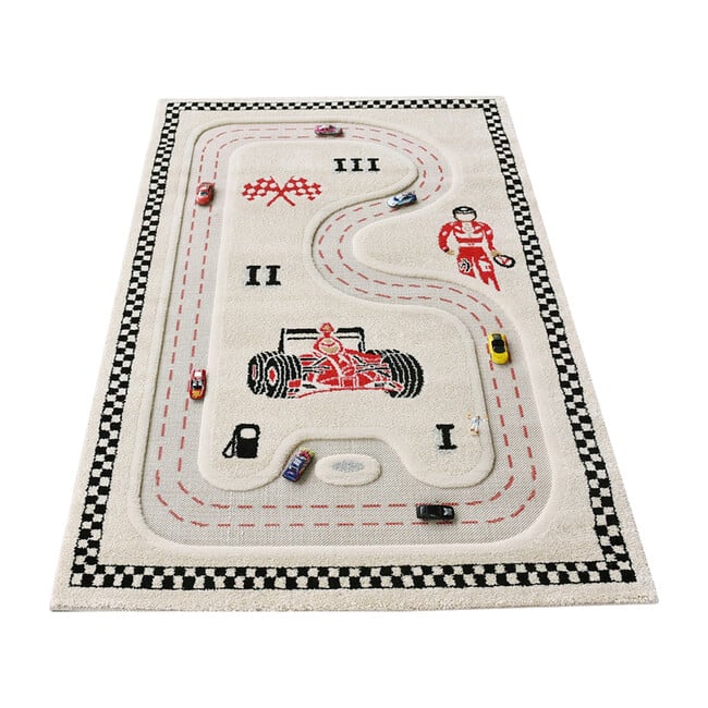 Racer Activity Mat, Cream 134 x 180