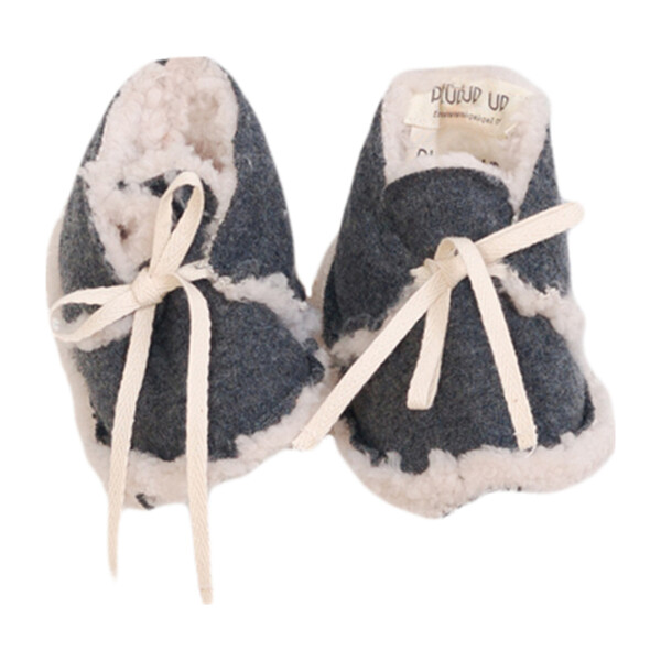Soft Booties, Charcoal