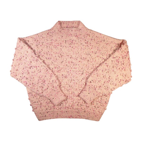 *Exclusive* Women's Popcorn Sweater, Dusty Rose Confetti - Misha 
