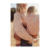 *Exclusive* Women's Sledding Scarf, Dusty Rose Confetti - Scarves - 4