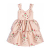 *Exclusive* Girls Paquita Dress, Floral Jacquard - Dresses - 1 - thumbnail