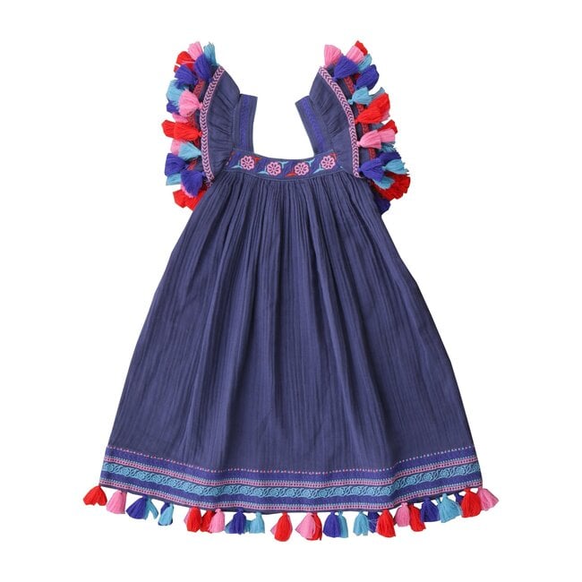 Serena Dress, Indigo