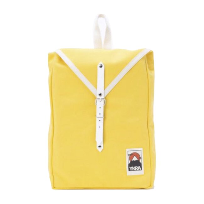 Strap Backpack, Yellow - Backpacks - 1