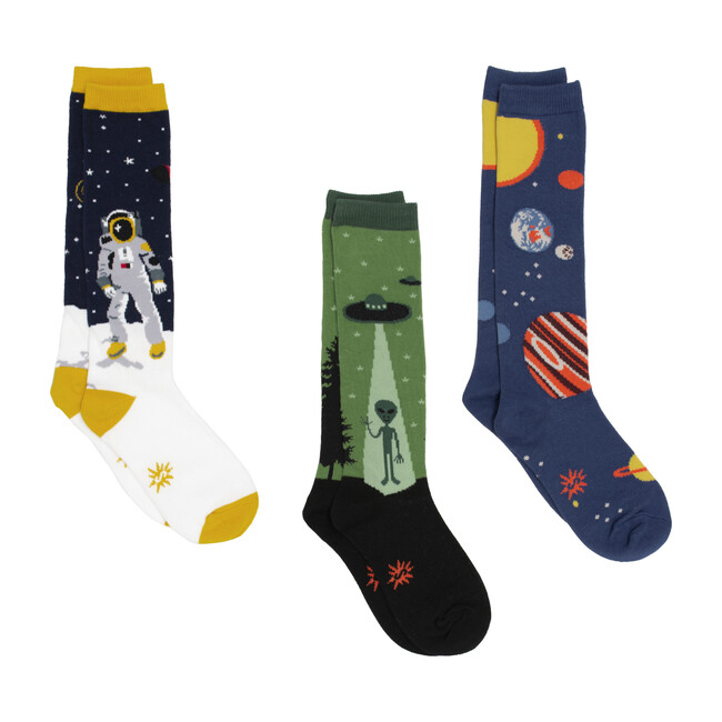 Youth Knee Bundle - Planets, Astronauts, & Aliens - Sock it to Me ...