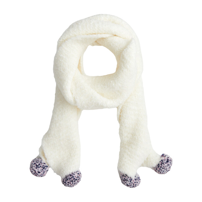 Double Pom Scarf - Scarves - 1