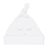 Sleeping Cutie Tossie Hat, White - Hats - 1 - thumbnail