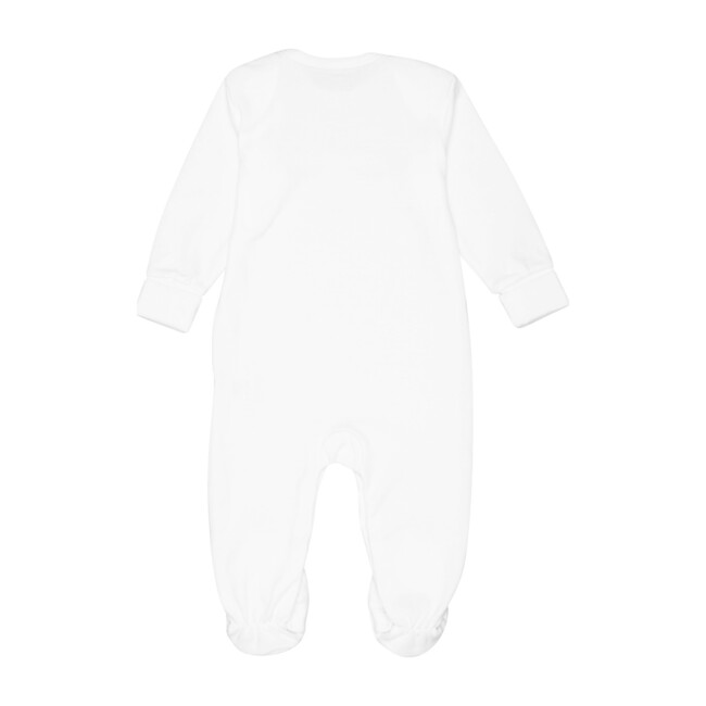Sleeping Cutie Cover Footie, White - Onesies - 2