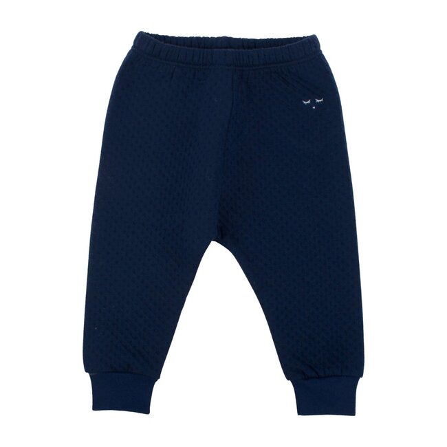 Quilted Pants, Navy