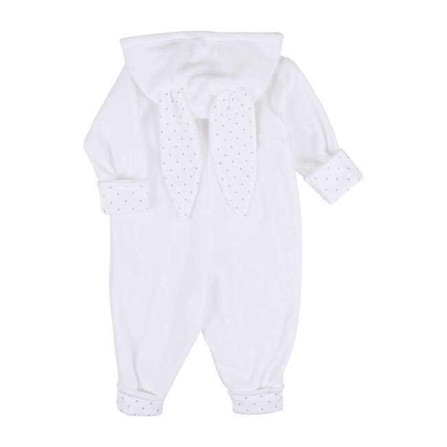 Bunny Overall, White - Overalls - 2