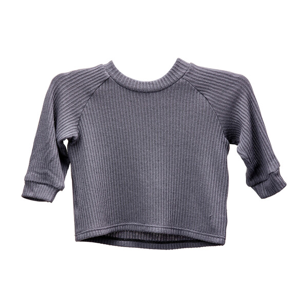Mason Raglan Tee, Charcoal