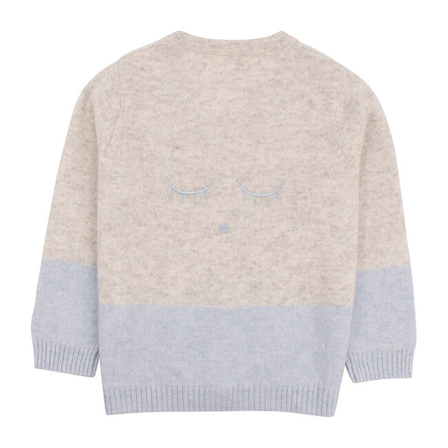 V-Neck Cardigan, Blizzard & Arctic - Sweaters - 2