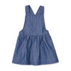 The Chambray Pinafore Dress, Indigo - Dresses - 1 - thumbnail