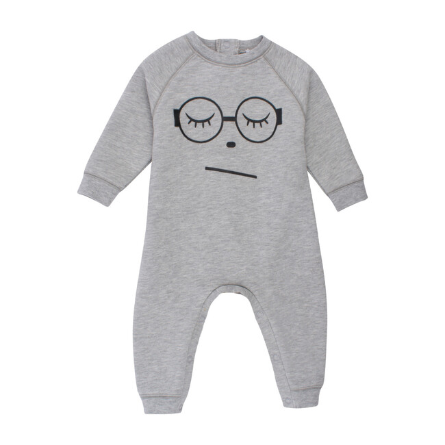 Sleeping Cutie Onesie, Grey - Onesies - 1