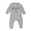 Sleeping Cutie Onesie, Grey - Onesies - 1 - thumbnail