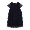 Josephine Dress, Blackcurrant Dot Mesh - Dresses - 1 - thumbnail