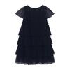 Josephine Dress, Blackcurrant Dot Mesh - Dresses - 2