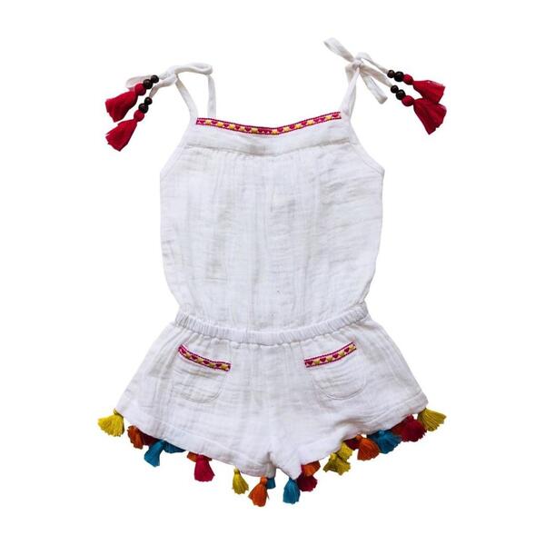 Inez Romper, Multi-Color Tassels