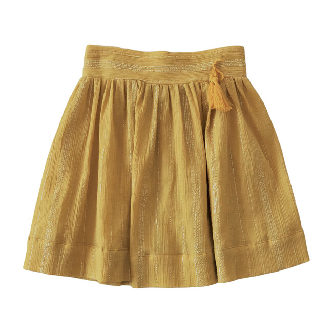 Rae Skirt, Gold - Skirts - 1