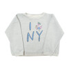 New York Sweatshirt, Grey - Sweatshirts - 1 - thumbnail